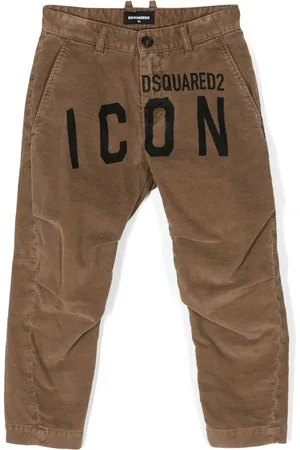 Dsquared2 Icon logo-print corduroy trousers