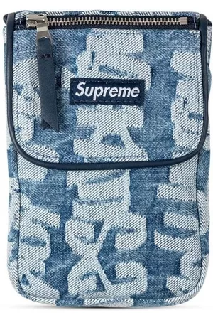 Supreme Jacquard denim neck pouch