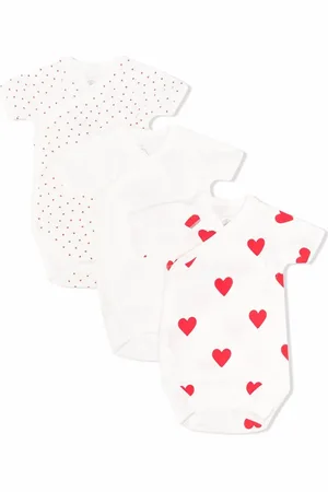 Petit Bateau All-over heart-print body