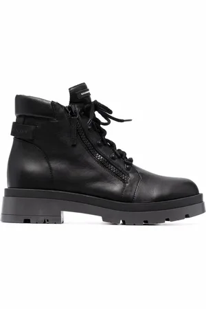 Giuseppe Zanotti Logo-patch lace-up boots