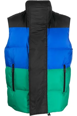 Dsquared2 Colour-block feather-down gilet