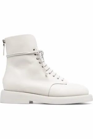 MARSÈLL Lace-up leather combat boots