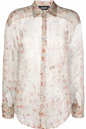 Dsquared2 Silk floral-print shirt
