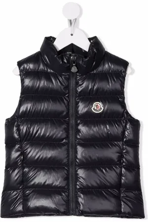 Moncler Logo-patch zip-up padded gilet