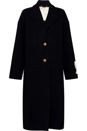 Golden Goose Logo patch single-breasted coat