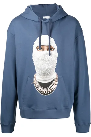 Ih Nom Uh Nit Gold Face print hoodie