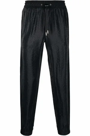 Saint Laurent Side-stripe tapered trousers
