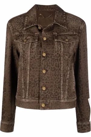 Golden Goose Leopard print denim jacket