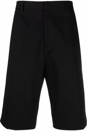 Etro High-waisted cotton bermuda shorts