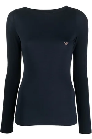 Emporio armani long sleeve top best sale