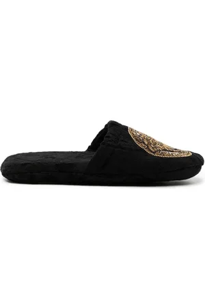 VERSACE Medusa studded slippers