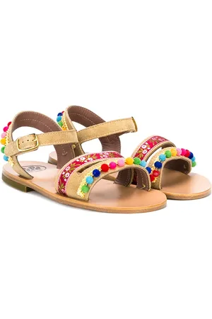 PèPè Embellished strap sandals