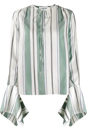 Lanvin Awning stripe blouse