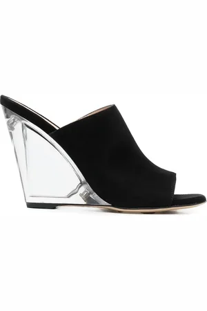 Stuart Weitzman Sue transparent-heel mules