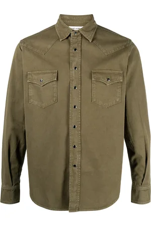 Saint Laurent Stonewashed western shirt