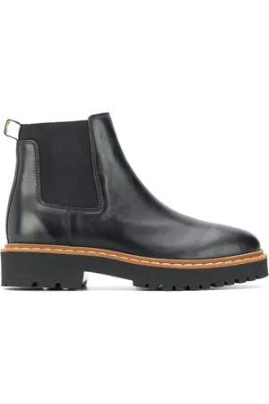 Hogan Leather ankle boots