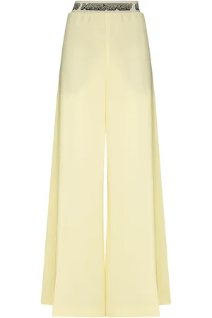 Stella McCartney Logo-waistband palazzo trousers
