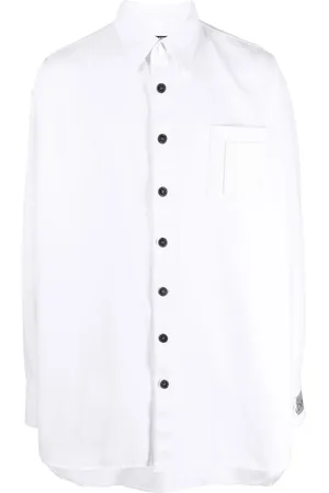 RAF SIMONS Long-sleeve denim shirt