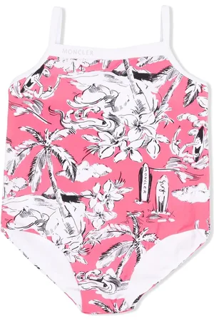 Moncler Hawaii-inspired print swimsuit