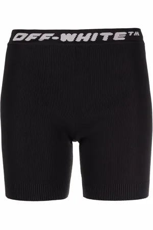 OFF-WHITE Logo-waistband sports shorts