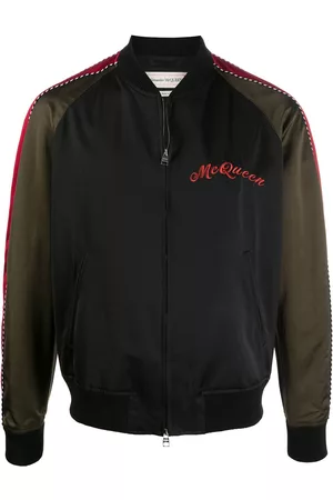 Alexander McQueen Dragon-embroidered bomber jacket