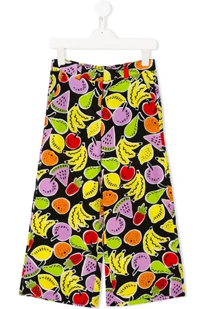 Stella McCartney Fruits print wide-legged trousers