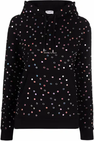 Saint Laurent Logo-print drawstring hoodie