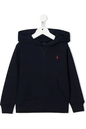Ralph Lauren Logo-embroidered cotton hoodie