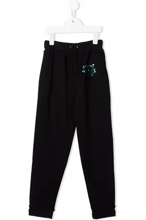 Le pandorine Sequin-embroidered track pants