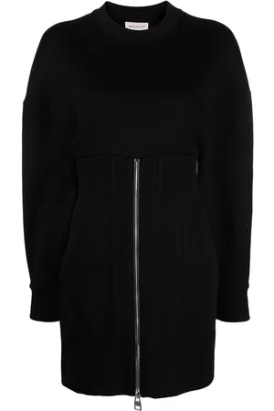 Alexander McQueen Zip-detail mini dress