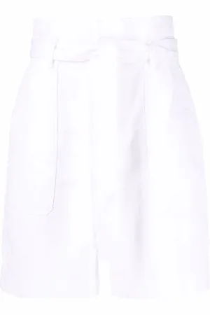 Iceberg Belted tailored knee-length shorts