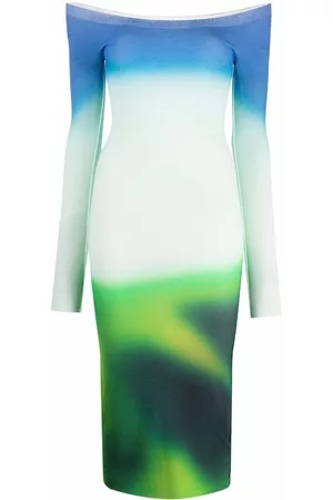 OFF-WHITE Blurred Seamless knit dress