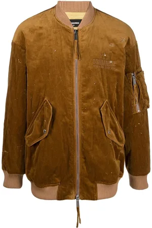 Dsquared2 Logo-embroidered bomber jacket