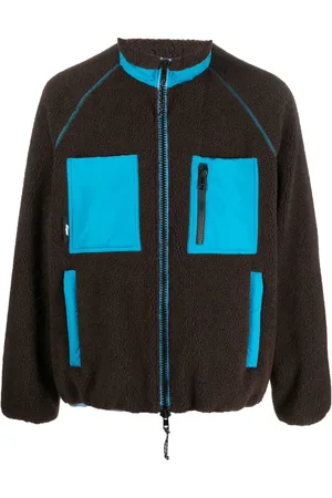 Msgm Logo-patch fleece jacket