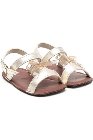 PèPè Bow-detailed leather sandals