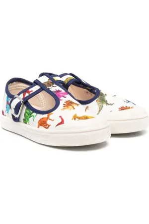 PèPè Graphic-print buckle-fastening trainers
