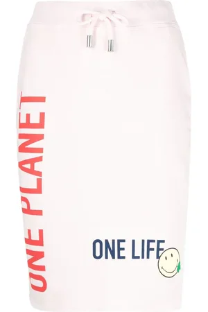 Dsquared2 Smiley slogan print skirt