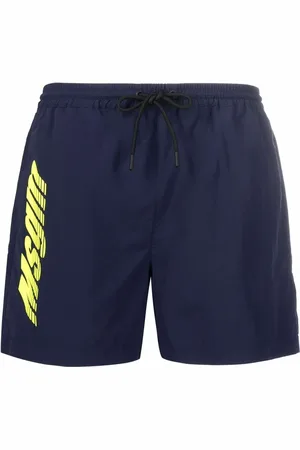 Msgm Logo-print drawstring swim shorts