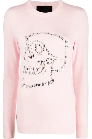 Philipp Plein Look At Me skull embellished jumper