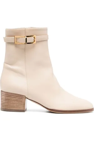 Sergio Rossi 60mm buckle-detail leather boots