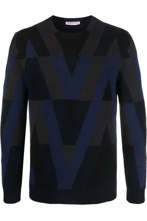 VALENTINO GARAVANI Intarsia-pattern knit jumper