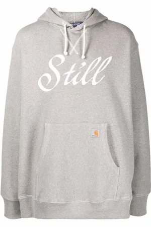 JUNYA WATANABE Slogan-print cotton hoodie