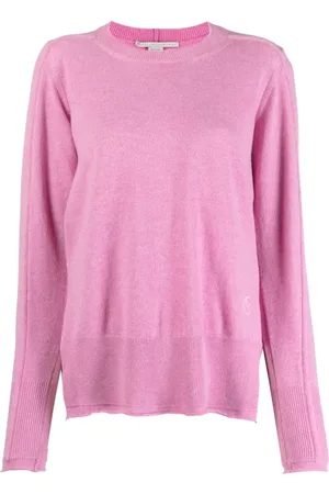 Stella McCartney Waterfall-hem fine-knit jumper