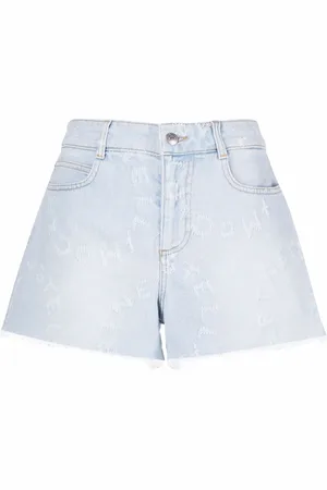Stella McCartney Stella Logo denim shorts