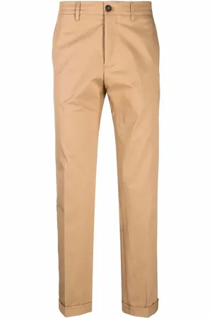 Golden Goose Pressed-crease slim-cut chinos