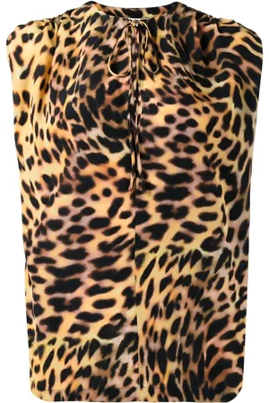Stella McCartney Leopard-print silk blouse
