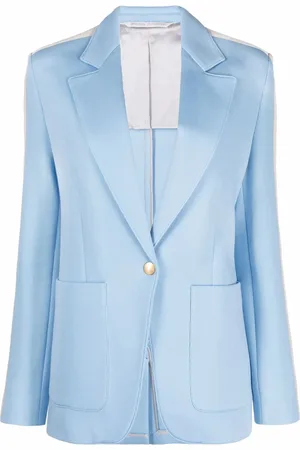 Palm Angels Side-stripe buttoned blazer