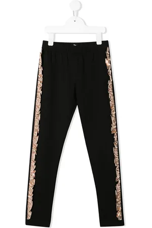 Le pandorine Ruffle detail pull-on trousers