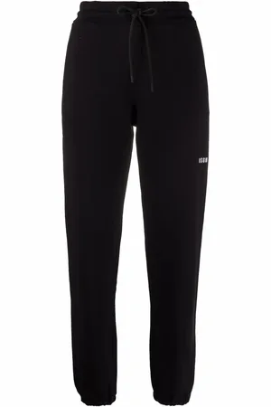 Msgm Logo-print cotton joggers