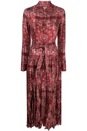 Golden Goose Collection paisley-print shirt dress